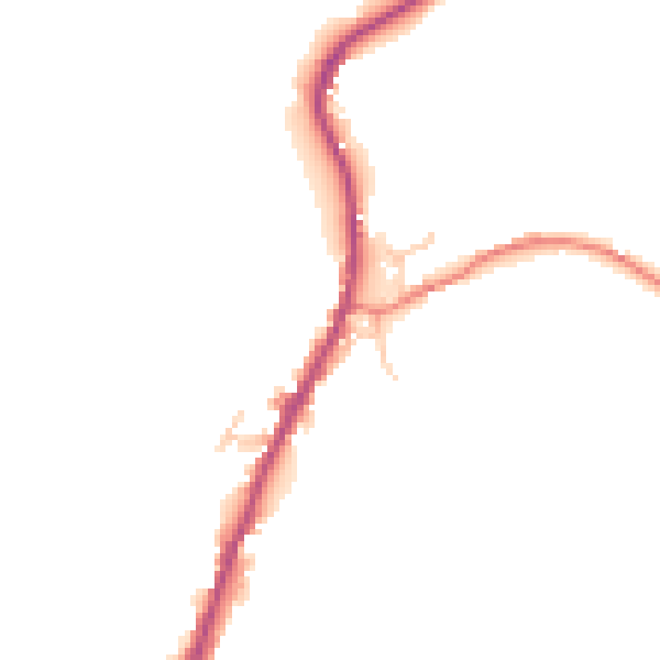 Daytime road noise heatmap for BB4 9QR