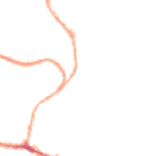 Night-time road noise heatmap for BB4 9SN