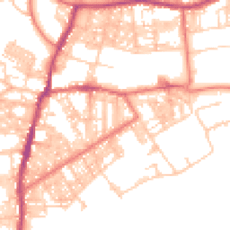 Daytime road noise heatmap for BB6 7AN