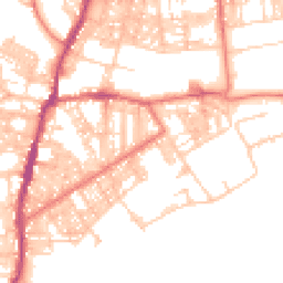 Daytime road noise heatmap for BB6 7AR