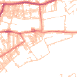 Daytime road noise heatmap for BB6 7BN