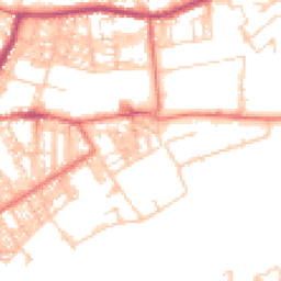 Daytime road noise heatmap for BB6 7BP