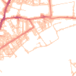 Daytime road noise heatmap for BB6 7BQ