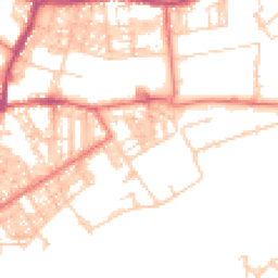 Daytime road noise heatmap for BB6 7BS