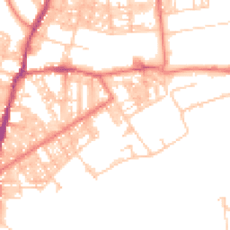 Daytime road noise heatmap for BB6 7BU