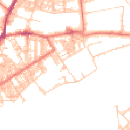 Daytime road noise heatmap for BB6 7DL