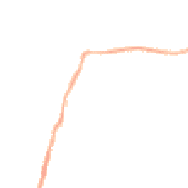 Night-time road noise heatmap for BB6 7GX