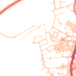 Daytime road noise heatmap for BB6 7HJ