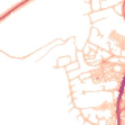 Daytime road noise heatmap for BB6 7HU