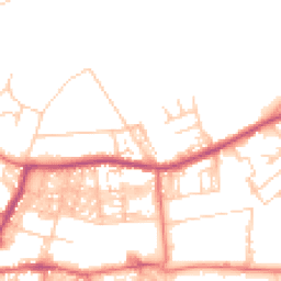 Daytime road noise heatmap for BB6 7RN
