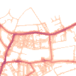 Daytime road noise heatmap for BB6 7RT
