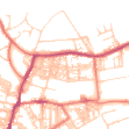 Daytime road noise heatmap for BB6 7RU