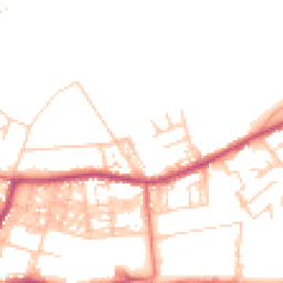 Daytime road noise heatmap for BB6 7SD
