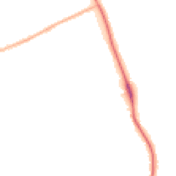 Night-time road noise heatmap for BB6 7TL