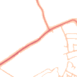 Daytime road noise heatmap for BB6 7UU