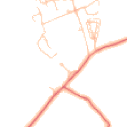 Daytime road noise heatmap for BB6 8AG