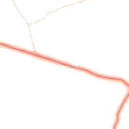 Daytime road noise heatmap for BB6 8AJ
