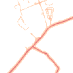 Daytime road noise heatmap for BB6 8AP