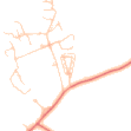 Daytime road noise heatmap for BB6 8AR