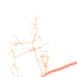 Daytime road noise heatmap for BB6 8BH