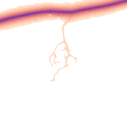 Daytime road noise heatmap for BB6 8BQ