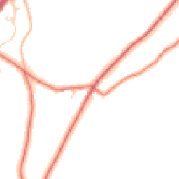 Daytime road noise heatmap for BB6 8DU