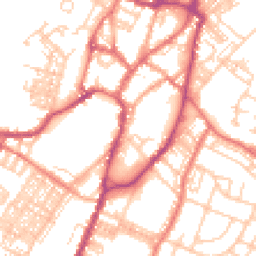 Daytime road noise heatmap for BB7 1AG