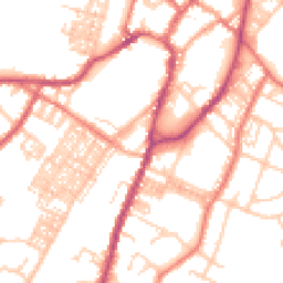 Daytime road noise heatmap for BB7 1AT