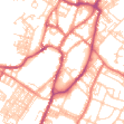Daytime road noise heatmap for BB7 1BE