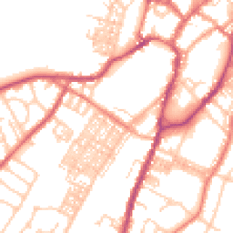 Daytime road noise heatmap for BB7 1BQ