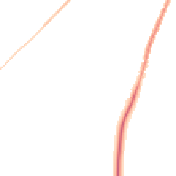 Night-time road noise heatmap for BB7 1BS