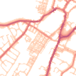 Daytime road noise heatmap for BB7 1DG
