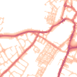 Daytime road noise heatmap for BB7 1DL
