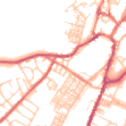Daytime road noise heatmap for BB7 1DW