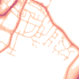 Daytime road noise heatmap for BB7 1JW