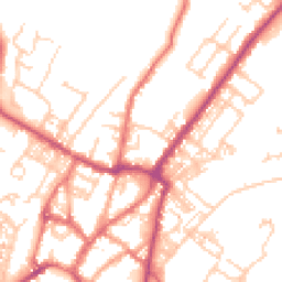 Daytime road noise heatmap for BB7 2BP