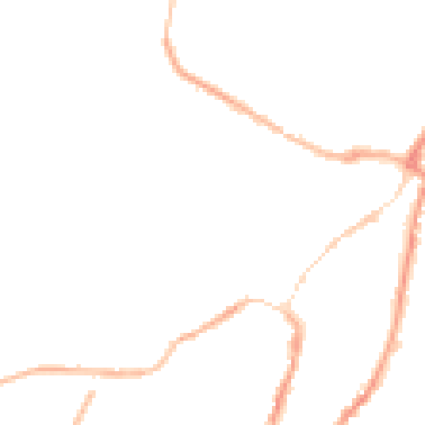 Night-time road noise heatmap for BB7 2EZ