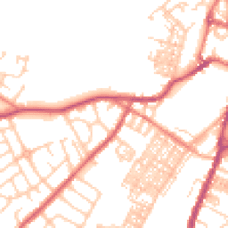 Daytime road noise heatmap for BB7 2JH