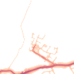 Daytime road noise heatmap for BB7 2QT