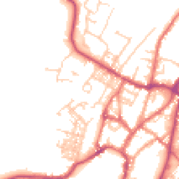 Daytime road noise heatmap for BB7 2RQ