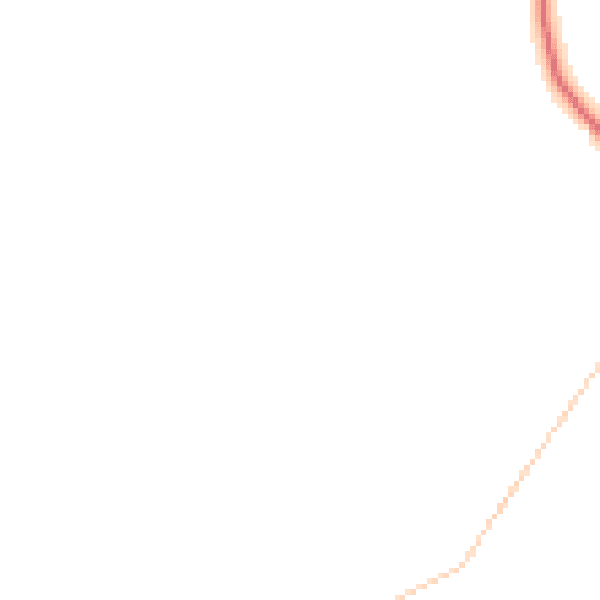 Daytime road noise heatmap for BB7 3DQ