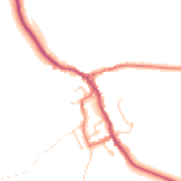 Daytime road noise heatmap for BB7 3HS
