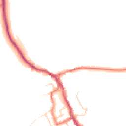 Daytime road noise heatmap for BB7 3JB