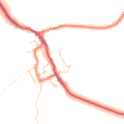 Daytime road noise heatmap for BB7 3JL