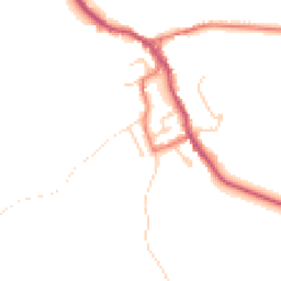 Daytime road noise heatmap for BB7 3LF