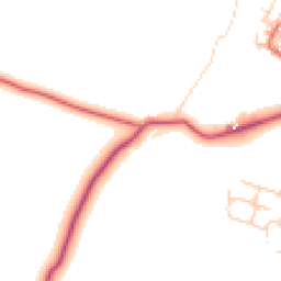 Daytime road noise heatmap for BB7 3LJ