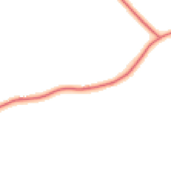 Daytime road noise heatmap for BB7 3LY