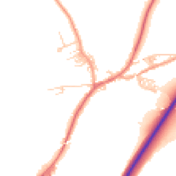 Daytime road noise heatmap for BB7 4AD