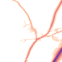 Daytime road noise heatmap for BB7 4AH