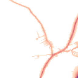 Daytime road noise heatmap for BB7 4AL